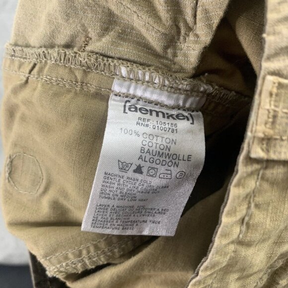 Aemkei Cargo Pants Mens Size 28x33” Camo Pattern Outdoor Gorpcore Ripstop Beige - Picture 13 of 16